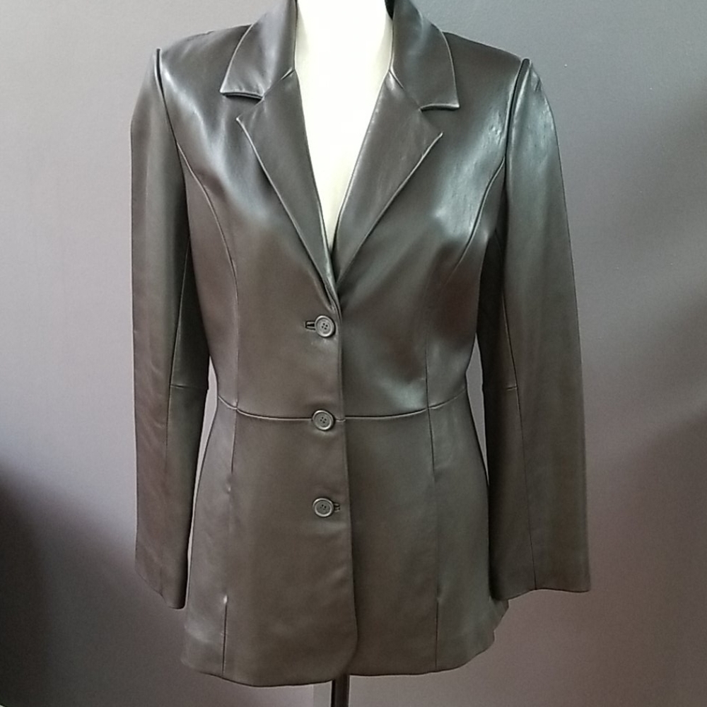 Genuine Leather Blazer/Jacket
